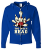 Too Much Head Zip Hoodie