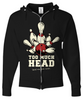 Too Much Head Zip Hoodie