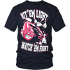 Hit 'em light, watch 'em fight (Pink) - Design on front