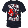 Hit 'em light, watch 'em fight - Design on front