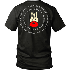 A Bowler's Prayer Shirt - Design On Back