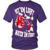 Hit 'em light, watch 'em fight - Design on front