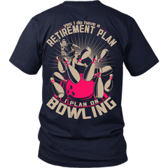 Womens Retirement Plan - Design On Back